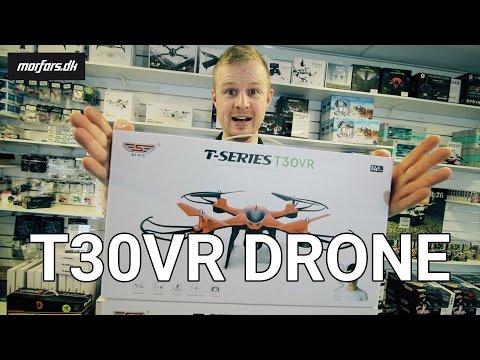 Fjernstyret Drone T30VR - Drone med HD kamera og FPV via Wi-Fi!