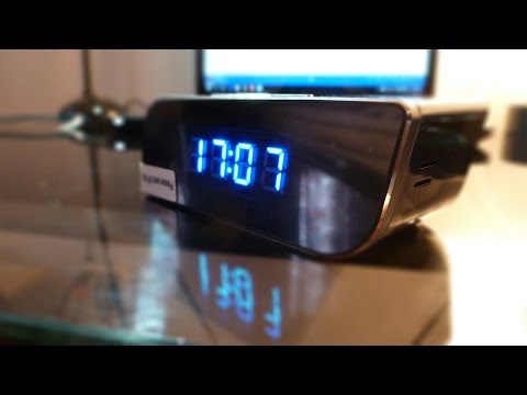 WiFi SPY Alarm Clock w/IR Review